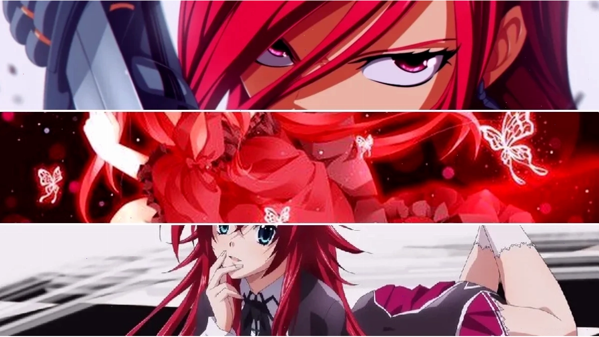 ảnh anime girl tóc cam rực rỡ