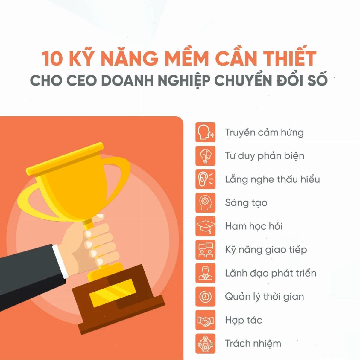 tìm hiểu về các kỹ năng mềm cần thiết cho sự nghiệp để đạt thành công bền vững